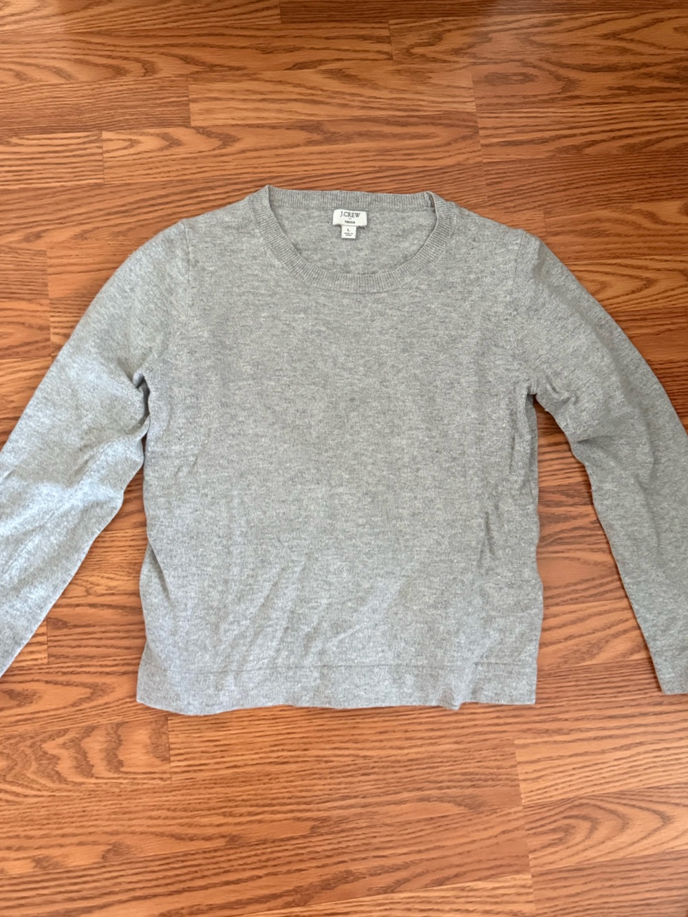 J. Crew Light Heather Gray Sweater